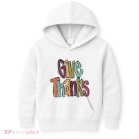 Give Thanks Kids Hoodie thumb 0
