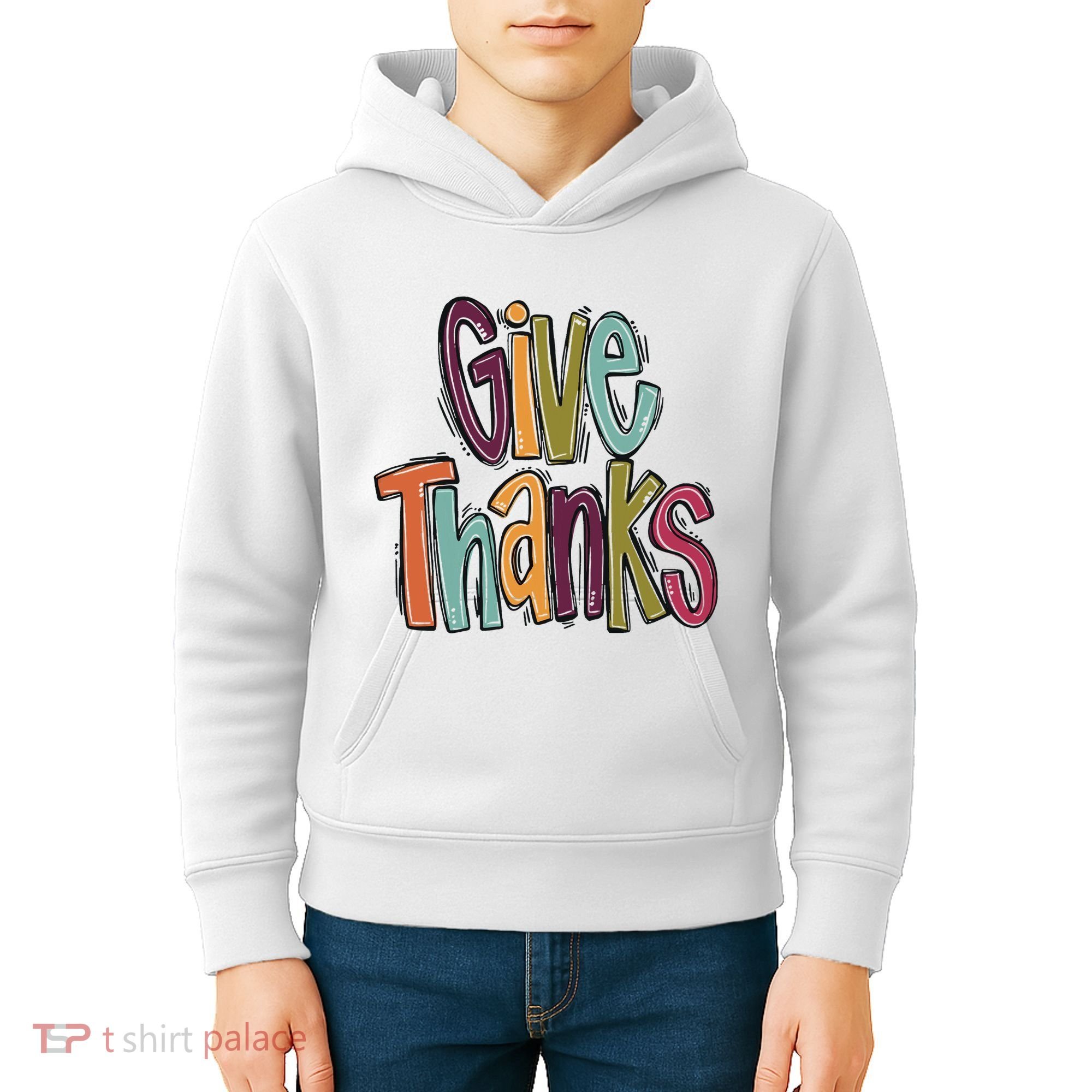 Give Thanks Kids Hoodie