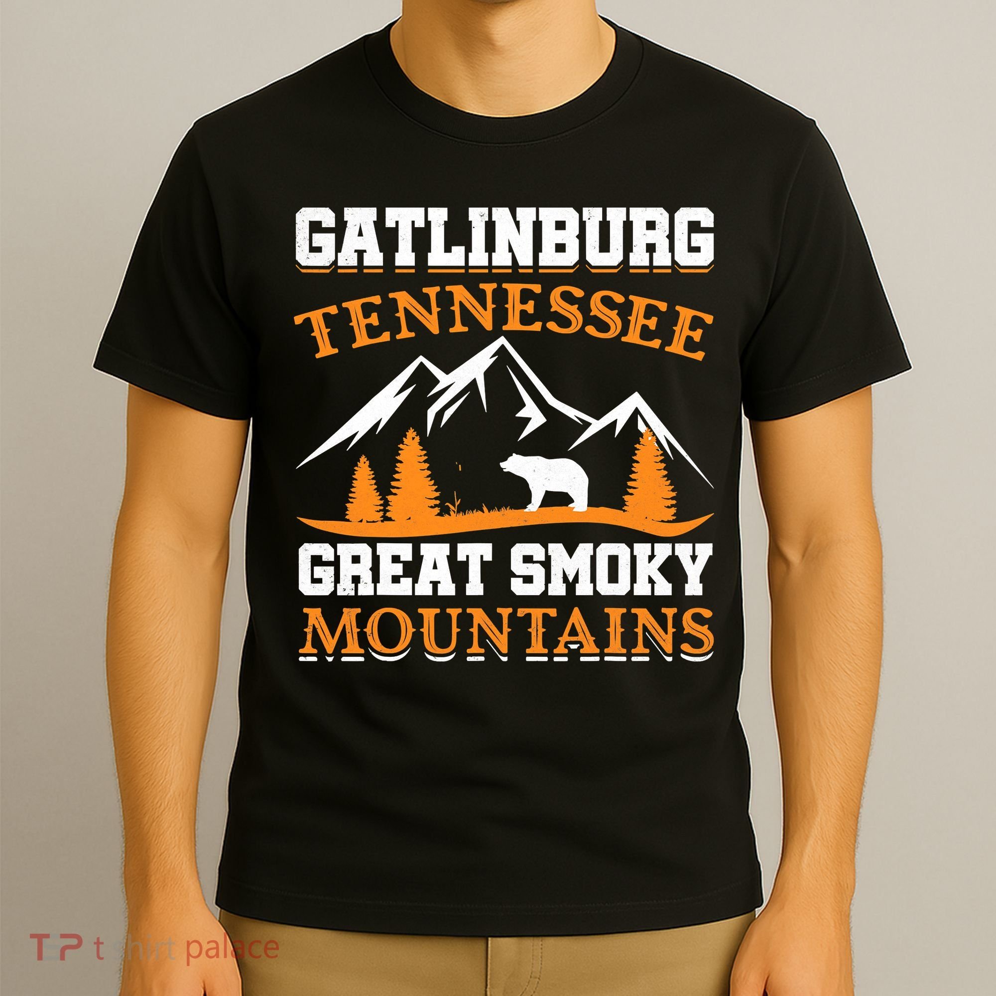 Gatlinburg Tennessee Great Smoky Mountains Souvenirs Bear T-Shirt