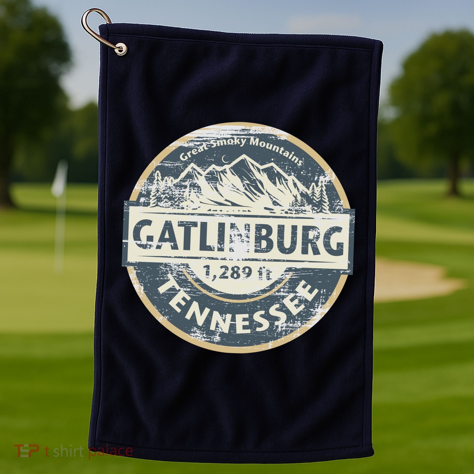 Gatlinburg Tennessee Golf Towel