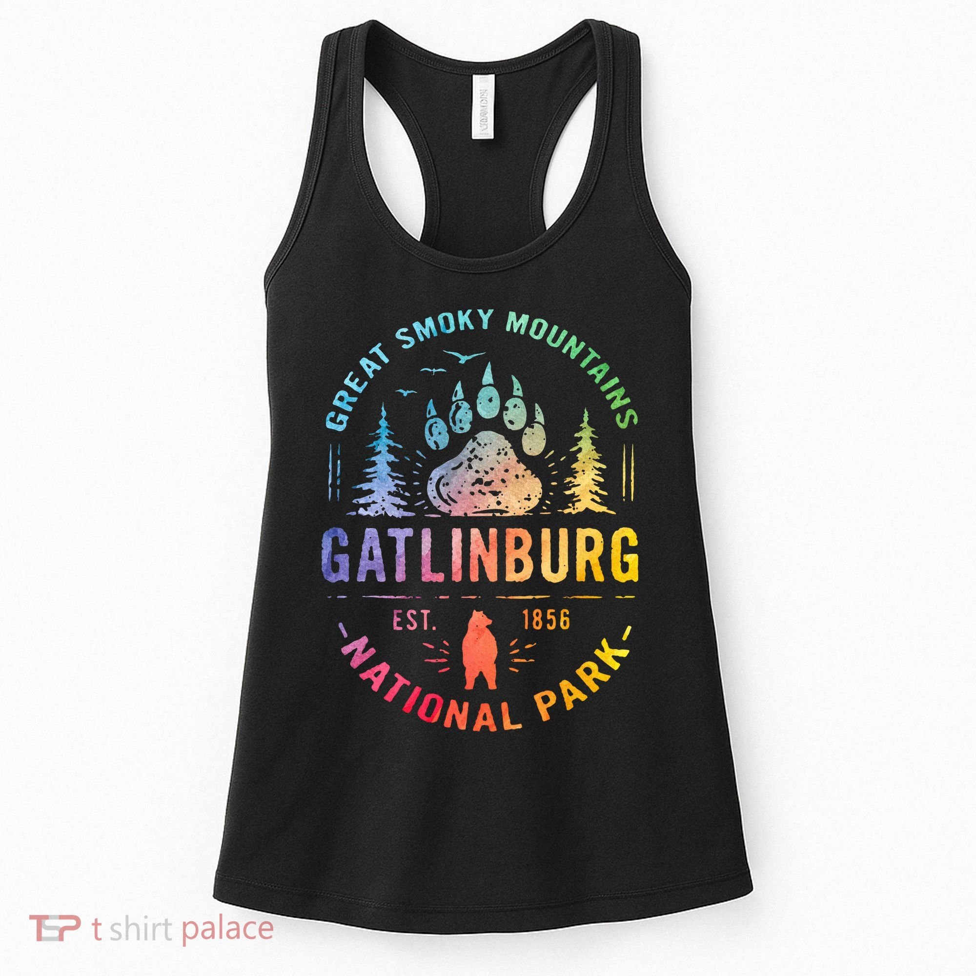 Gatlinburg Tennessee Great Smoky Mountains Women's Tank Top