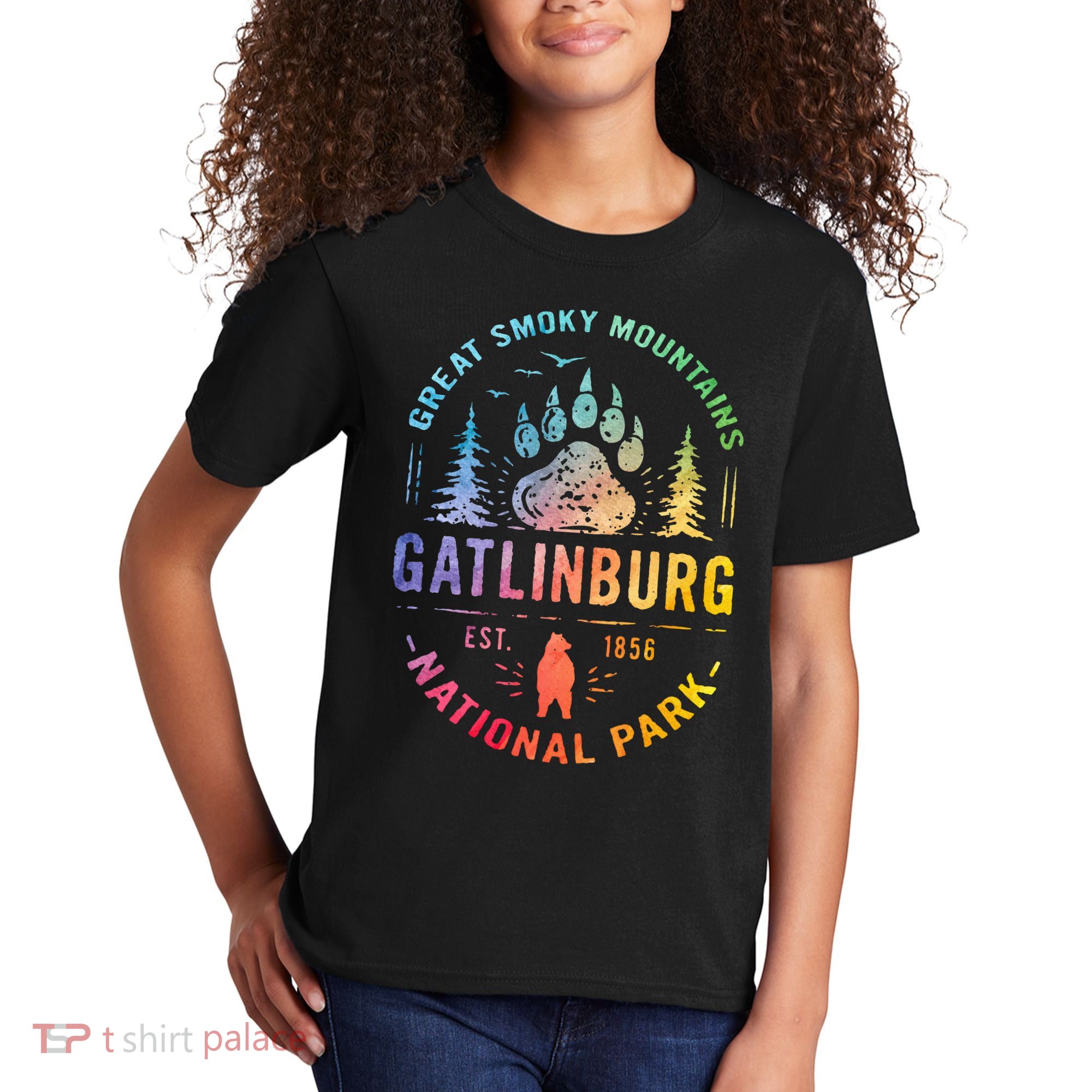 Gatlinburg Tennessee Great Smoky Mountains Kids T-Shirt