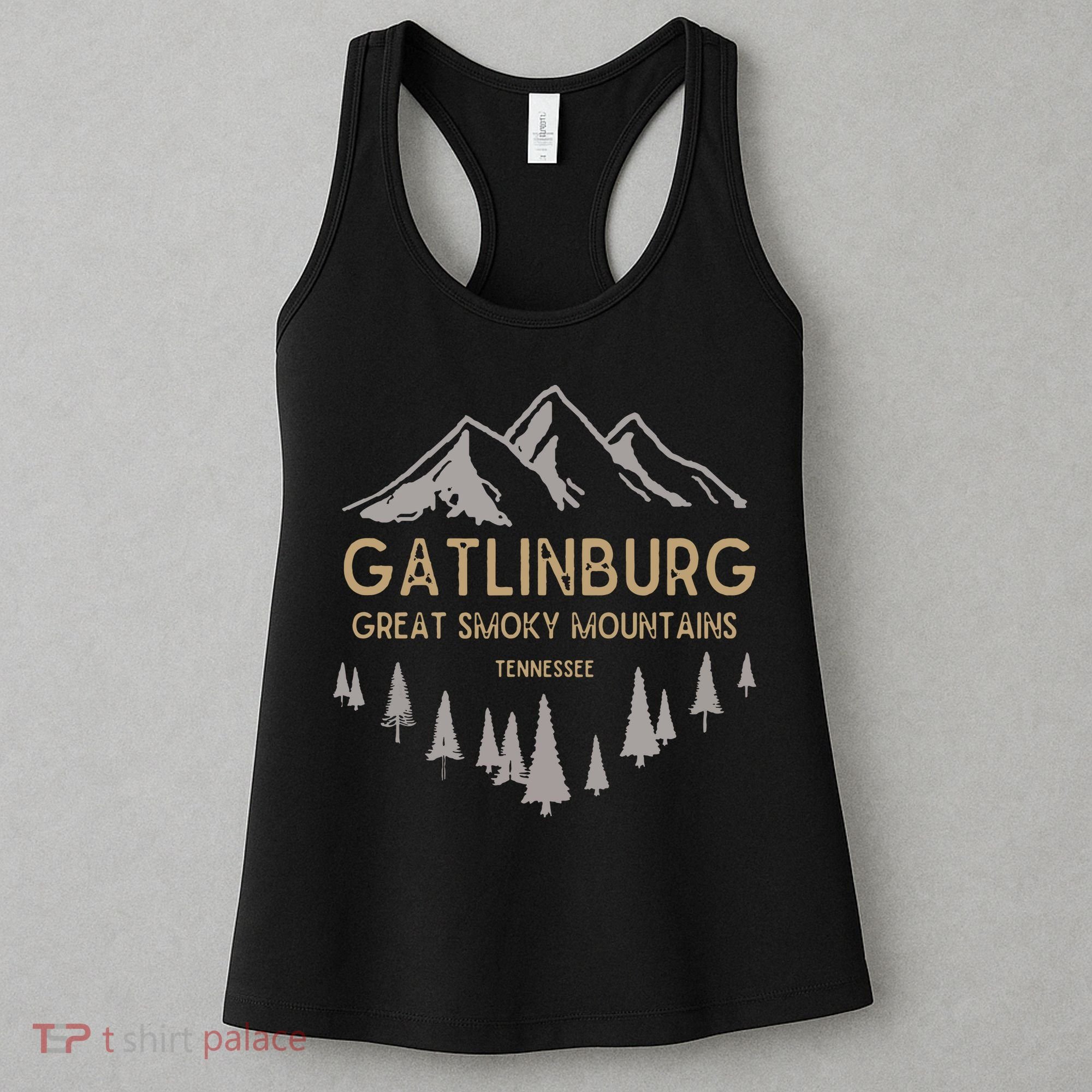 Gatlinburg Tennessee Great Smoky Mountains Souvenir Women's Tank Top
