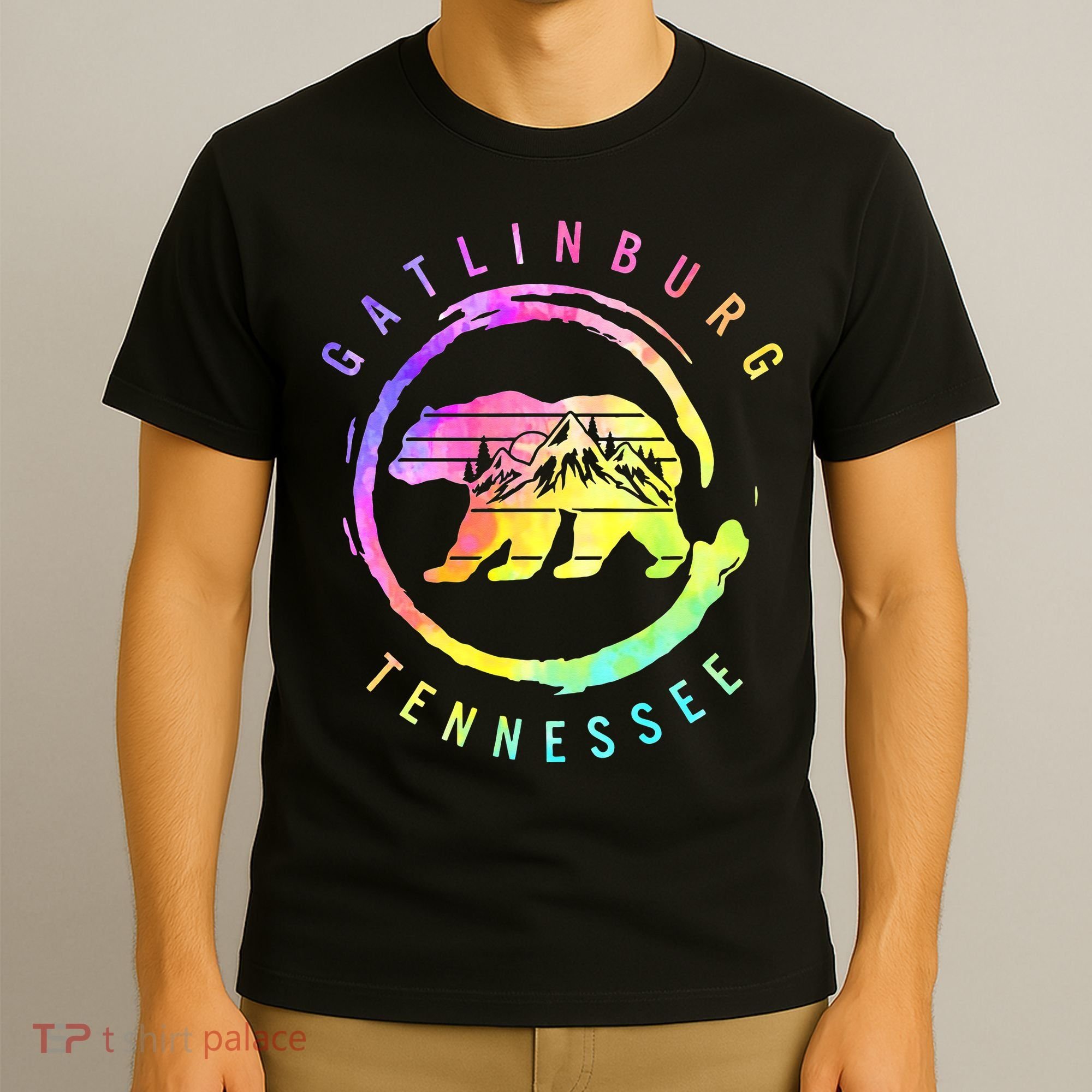 Gatlinburg Tennessee Great Smoky Mountains Bear Souvenir T-Shirt