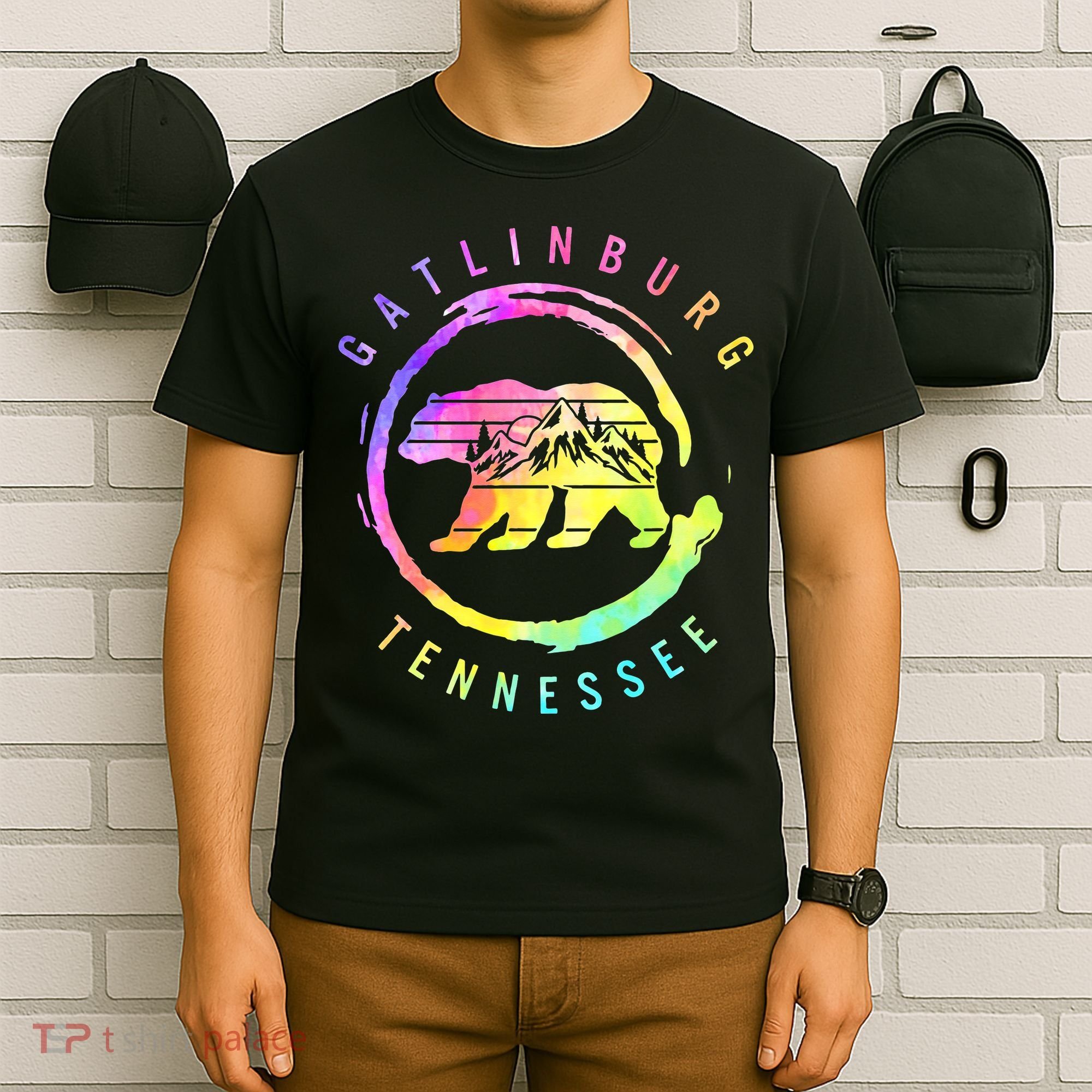 Gatlinburg Tennessee Great Smoky Mountains Bear Souvenir T-Shirt