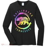 Gatlinburg Tennessee Great Smoky Mountains Bear Souvenir Women's Long Sleeve Shirt thumb 0