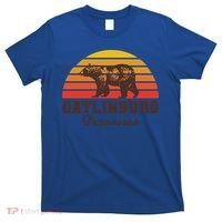 Gatlinburg Tennessee Great Smoky Mountains Bear Retro Sunset Gift T-Shirt thumb 0