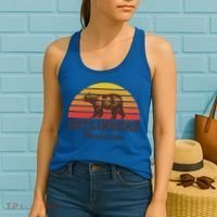 Gatlinburg Tennessee Great Smoky Mountains Bear Retro Sunset Gift Women's Tank Top thumb 2