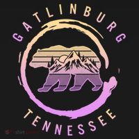 Gatlinburg Tennessee Great Smoky Mountains Bear Souvenir Gift Women's Hoodie thumb 2