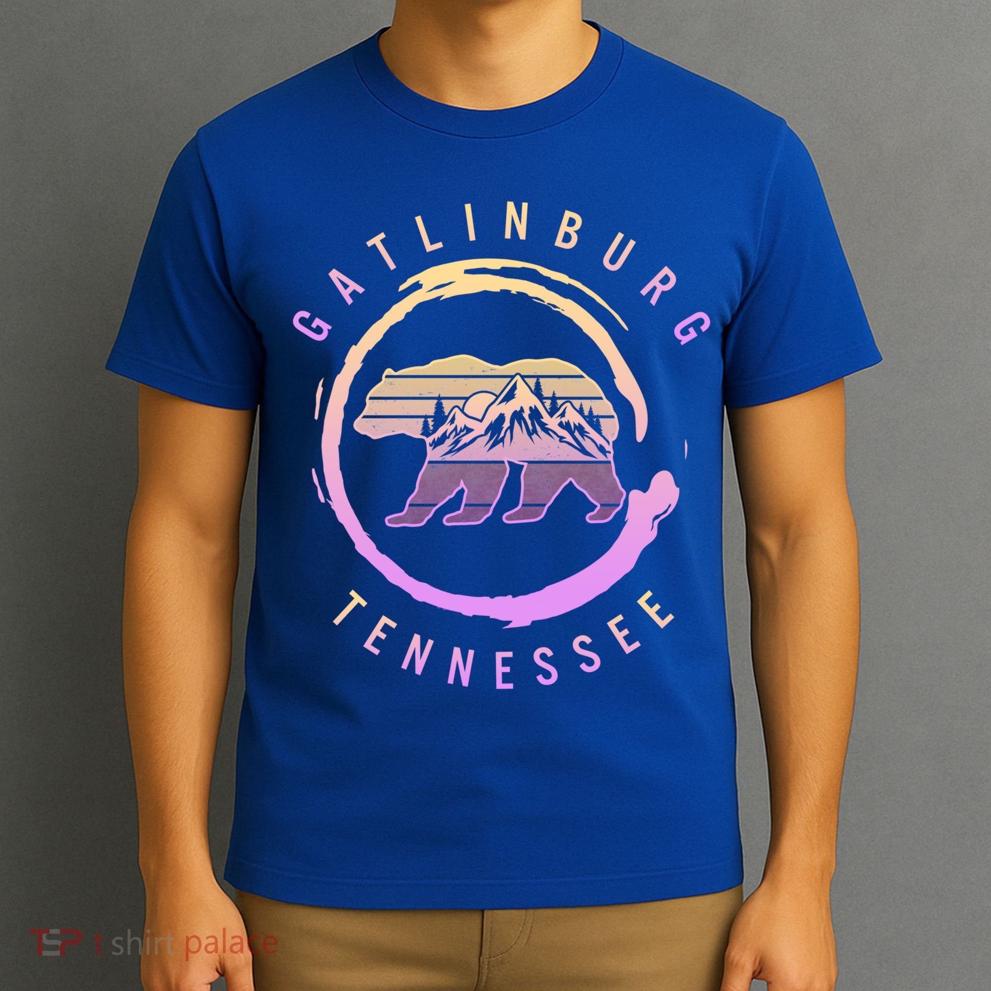Gatlinburg Tennessee Great Smoky Mountains Bear Souvenir Gift T-Shirt