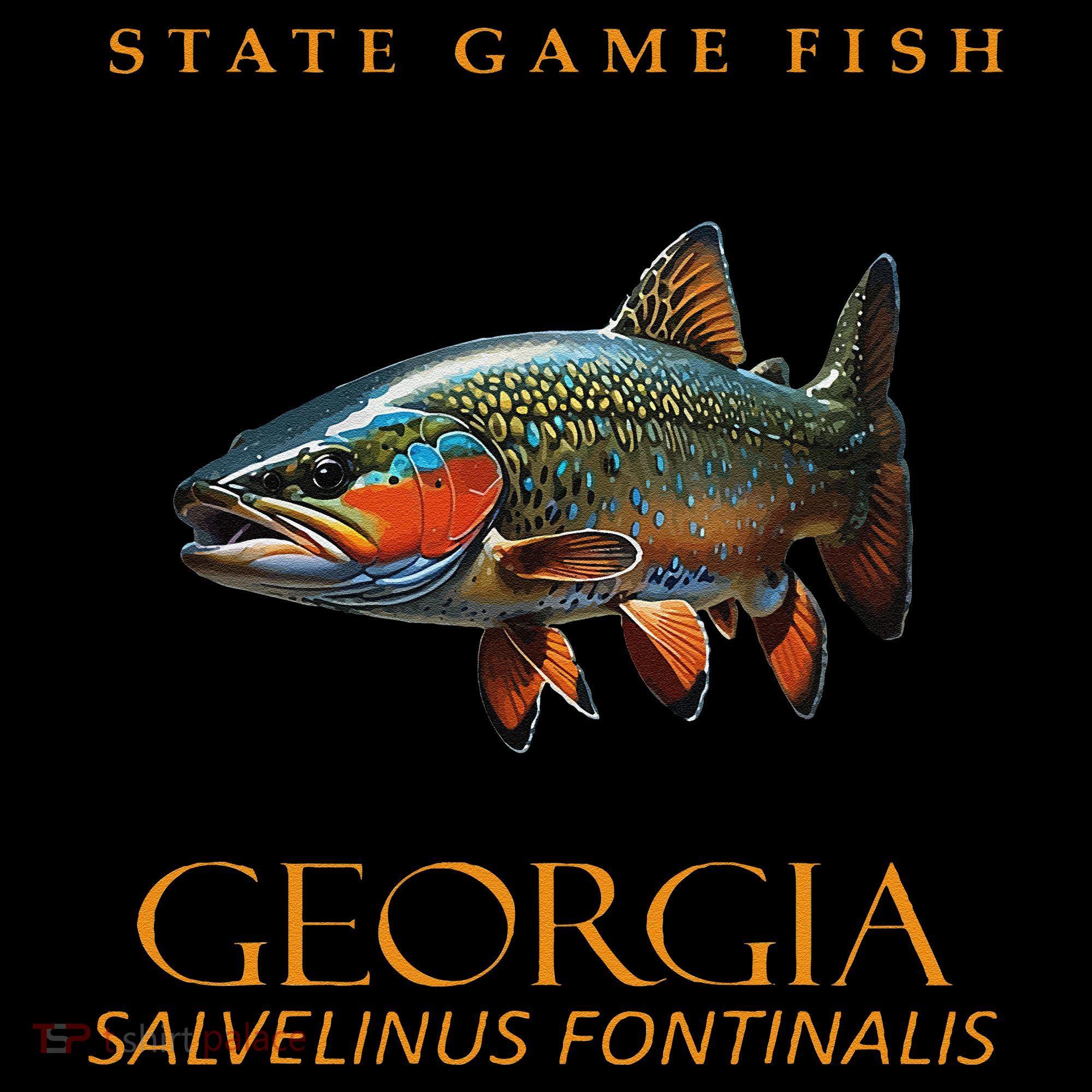 Georgia Territory Game Fish Southern Appalachian Brook Trout Coffee Mug