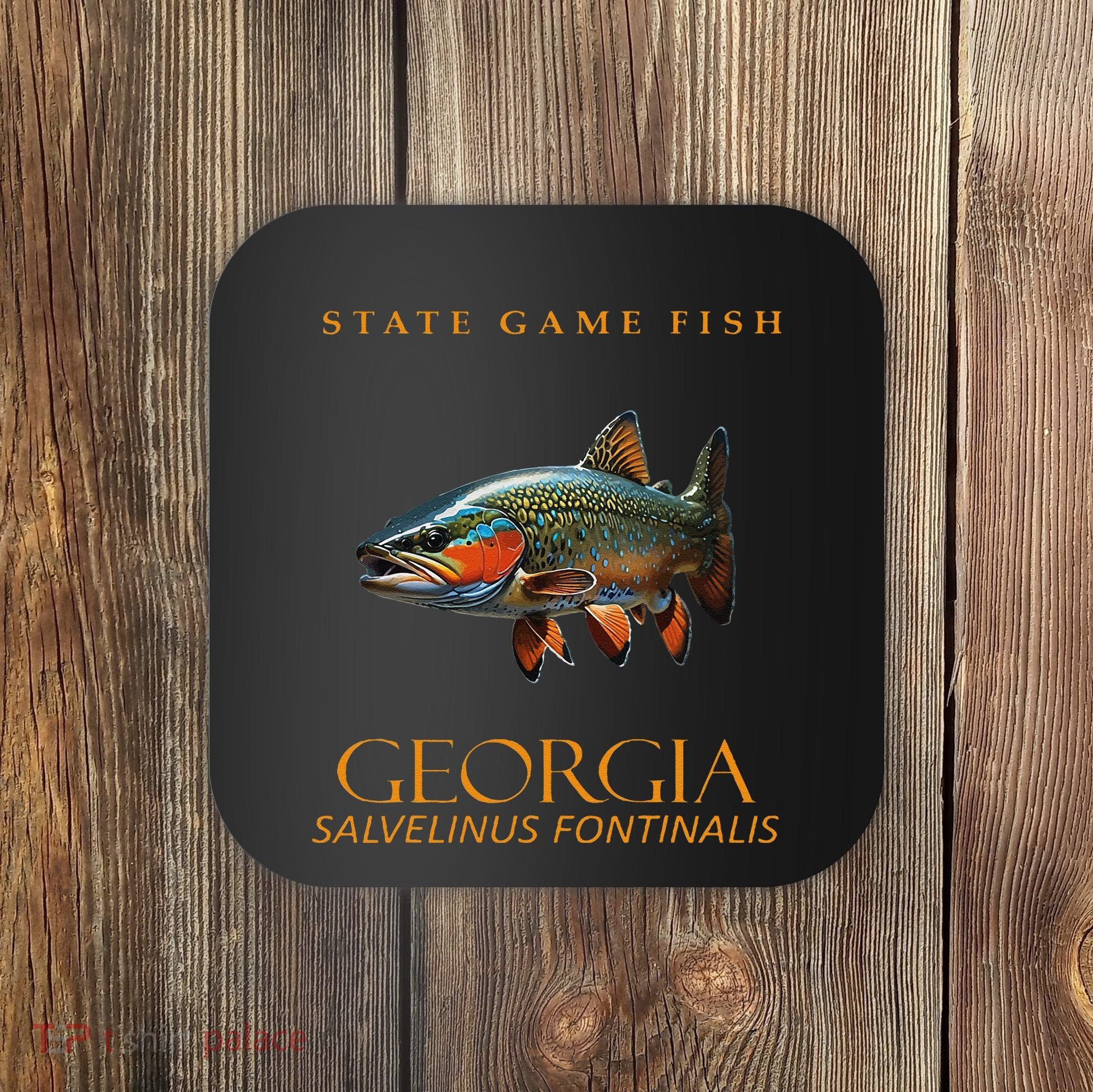 Georgia Territory Game Fish Southern Appalachian Brook Trout Coaster