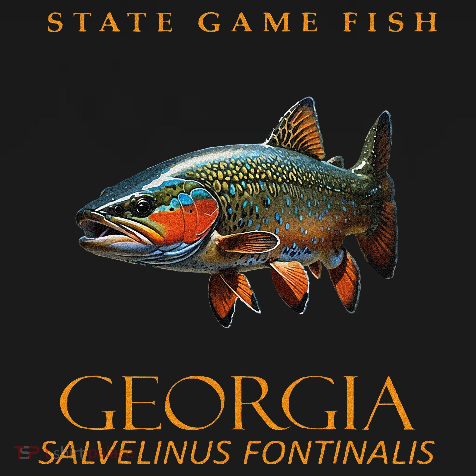 Georgia Territory Game Fish Southern Appalachian Brook Trout Women's Tank Top