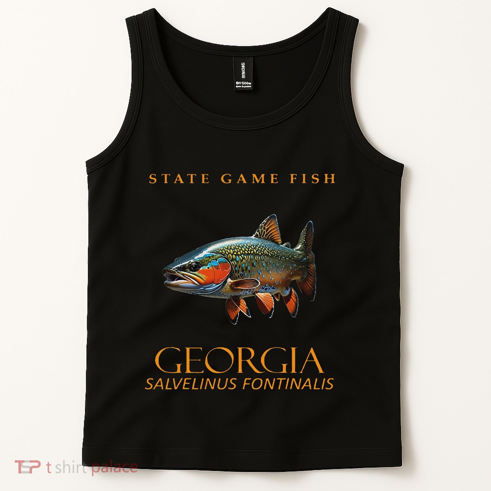 Georgia Territory Game Fish Southern Appalachian Brook Trout Tank Top