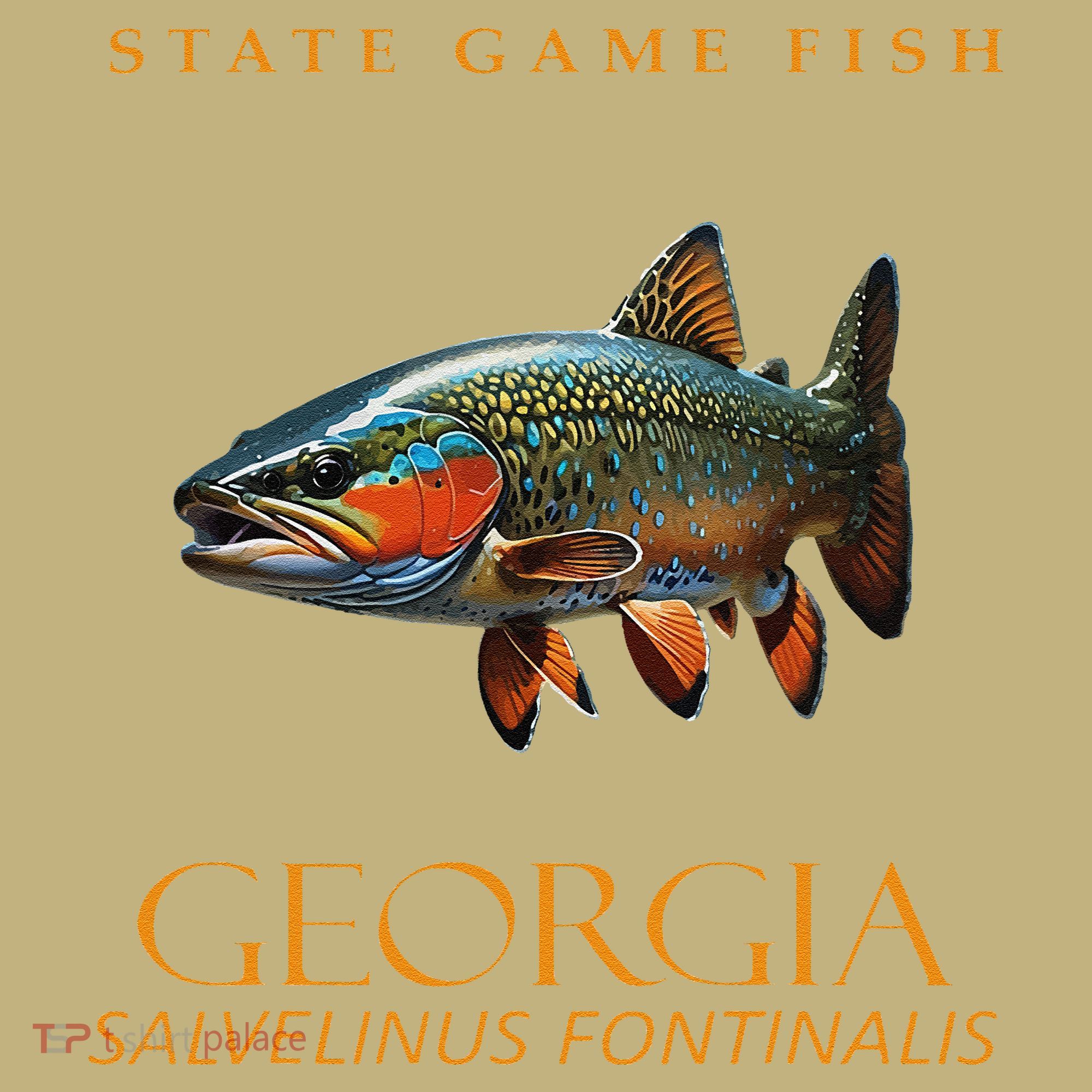 Georgia Territory Game Fish Southern Appalachian Brook Trout Sweatshirt