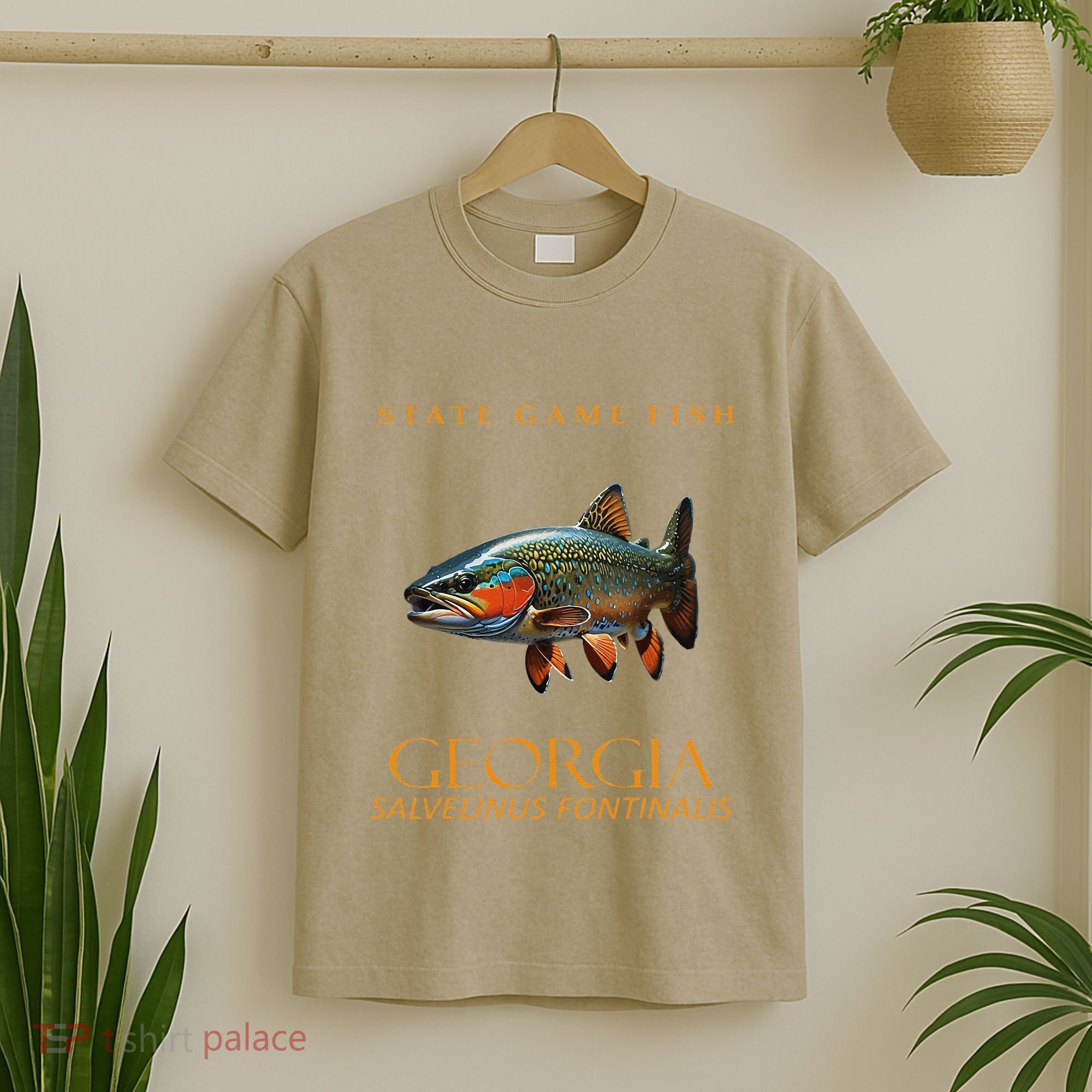 Georgia Territory Game Fish Southern Appalachian Brook Trout T-Shirt