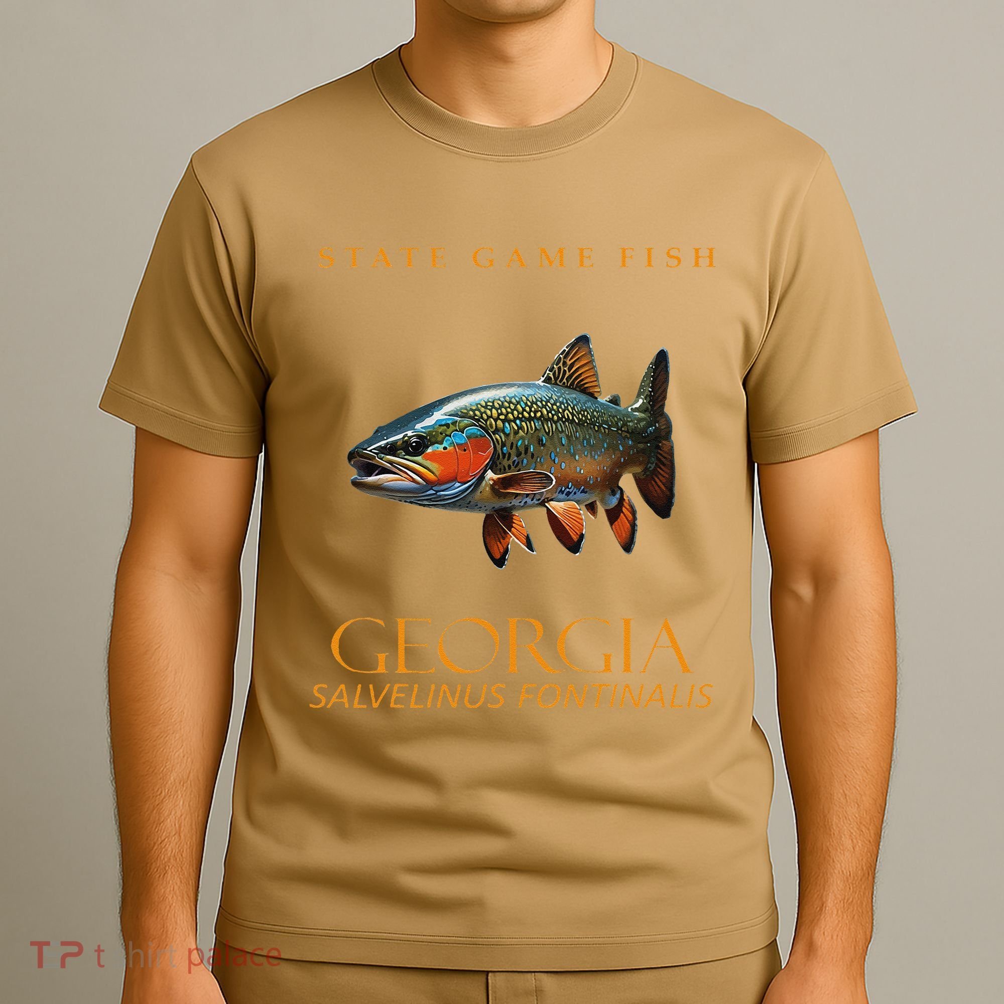 Georgia Territory Game Fish Southern Appalachian Brook Trout T-Shirt