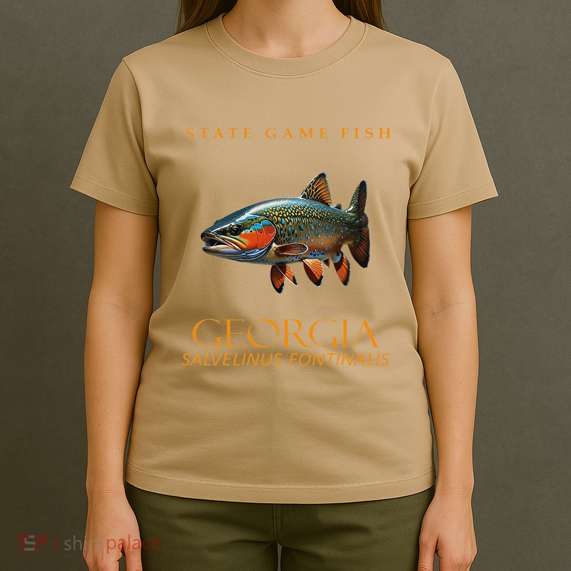 Georgia Territory Game Fish Southern Appalachian Brook Trout T-Shirt