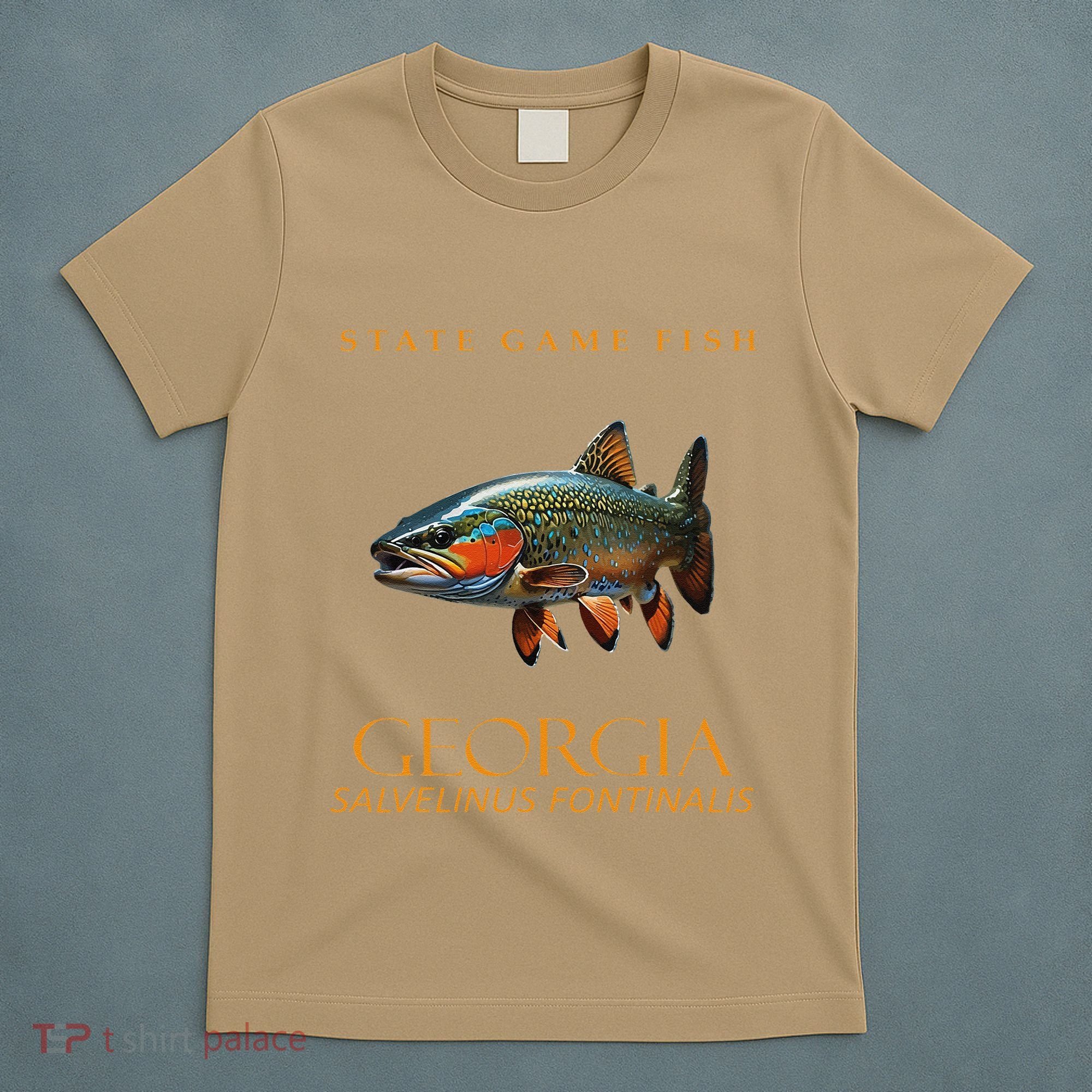 Georgia Territory Game Fish Southern Appalachian Brook Trout T-Shirt