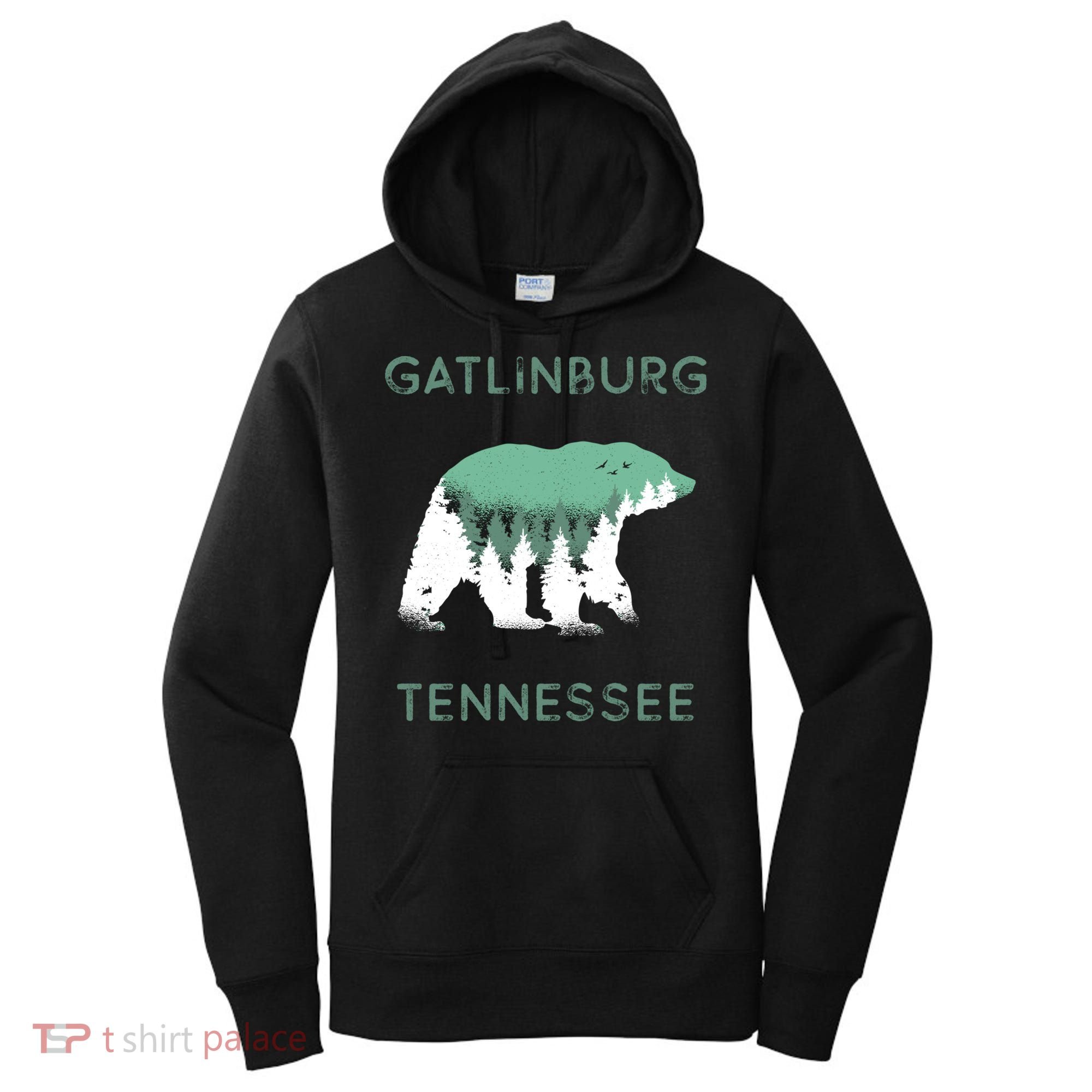 Gatlinburg Tennessee Great Smoky Mountains Bear Gift Women's Hoodie