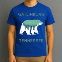 Gatlinburg Tennessee Great Smoky Mountains Bear Gift T-Shirt thumb 3