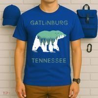 Gatlinburg Tennessee Great Smoky Mountains Bear Gift T-Shirt thumb 6