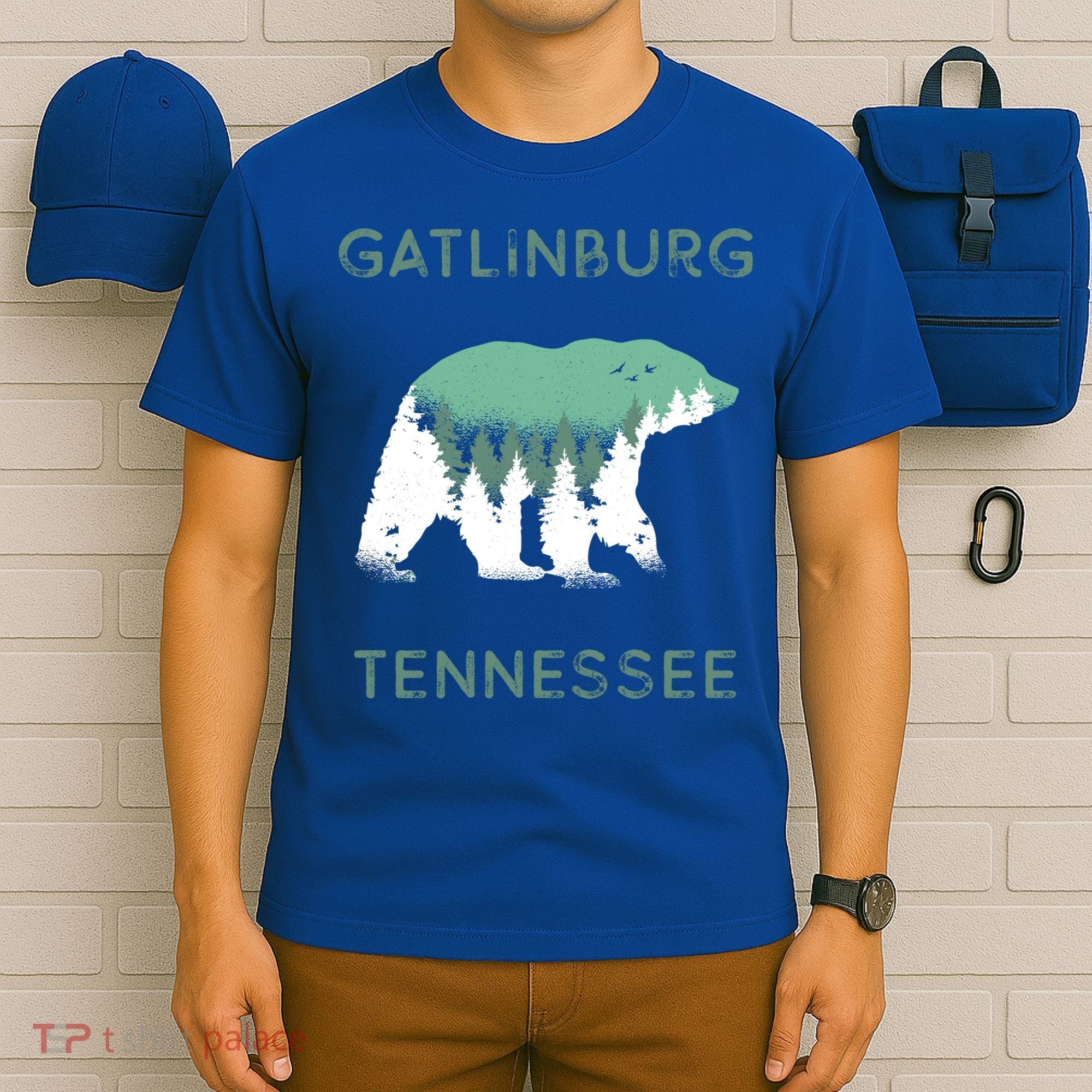 Gatlinburg Tennessee Great Smoky Mountains Bear Gift T-Shirt