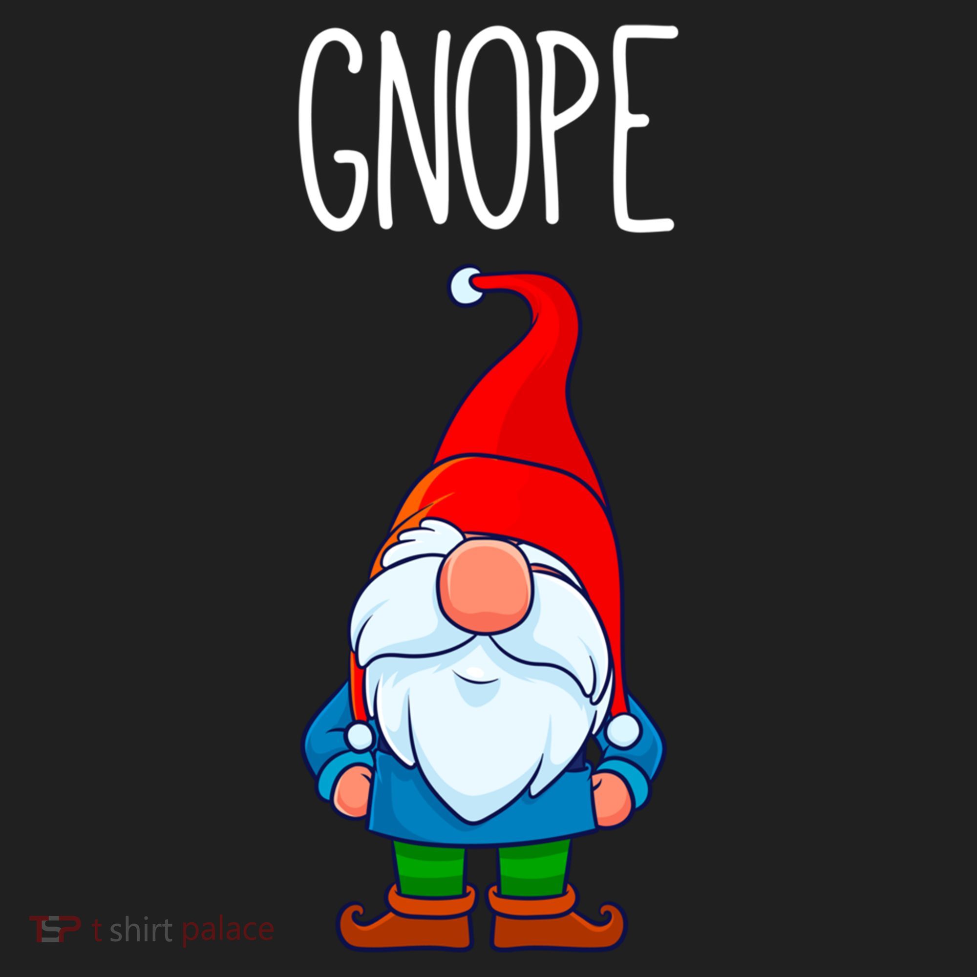 Gnope Tomte Garden Gnome Gift Funny Scandinavian Nope Meaningful Gift Women's Sweatshirt