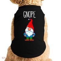 Gnope Tomte Garden Gnome Gift Funny Scandinavian Nope Meaningful Gift Doggie Tank thumb 0