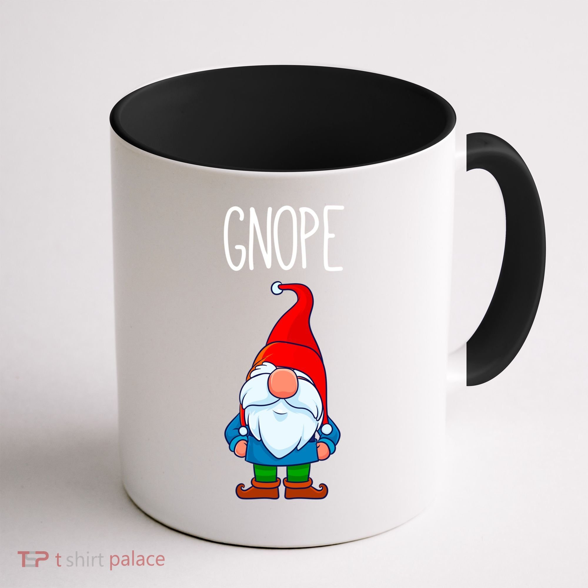 Gnope Tomte Garden Gnome Gift Funny Scandinavian Nope Meaningful Gift Coffee Mug