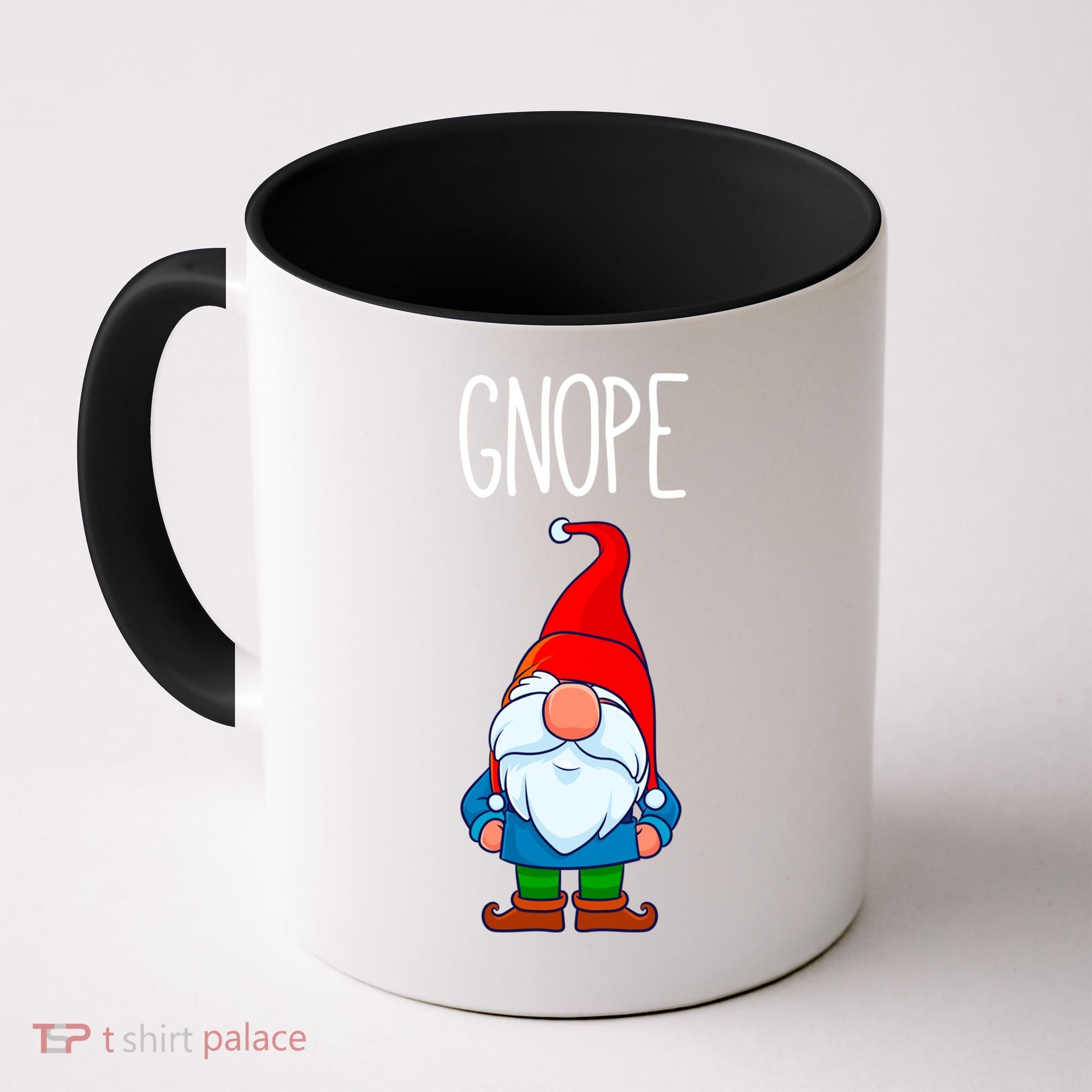 Gnope Tomte Garden Gnome Gift Funny Scandinavian Nope Meaningful Gift Coffee Mug