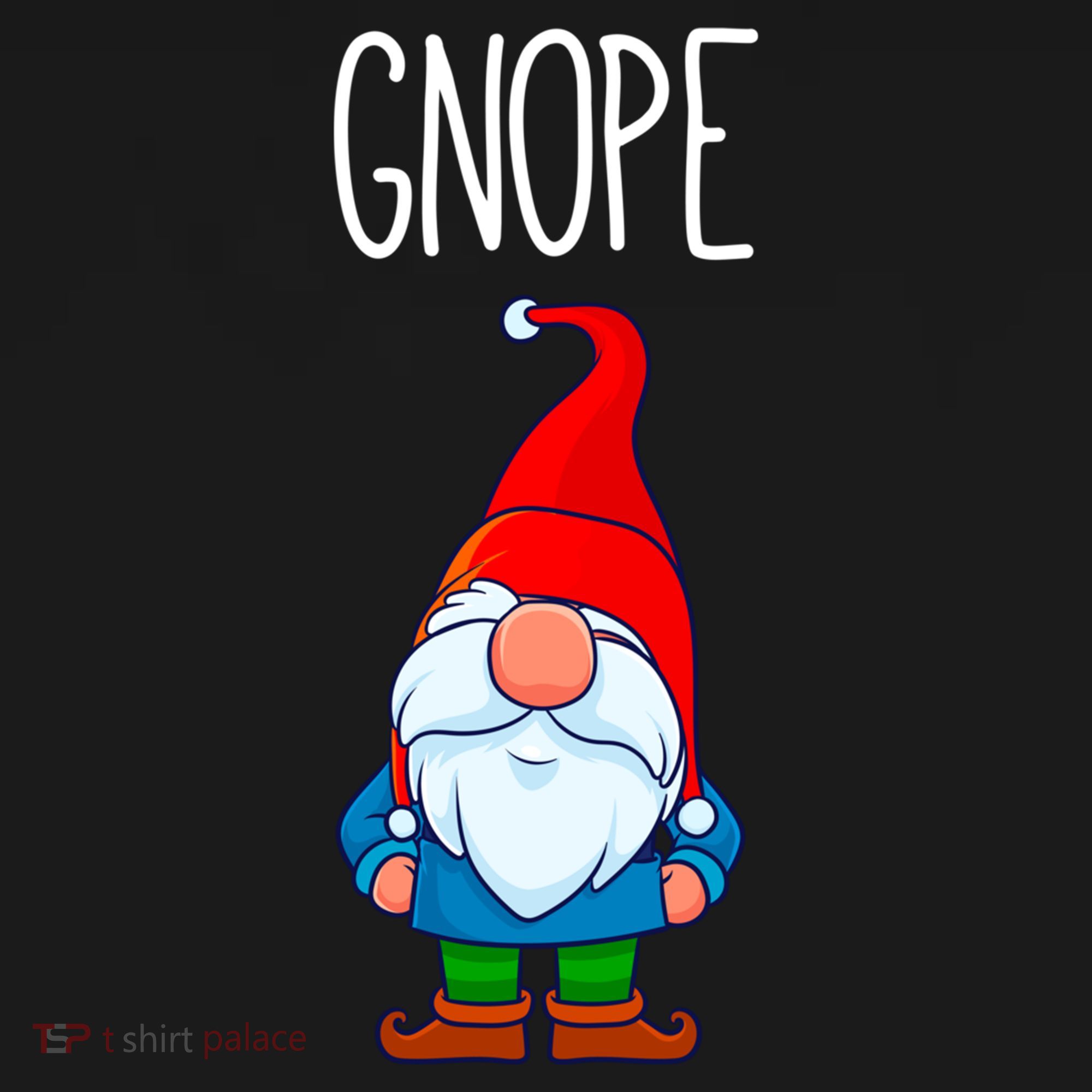Gnope Tomte Garden Gnome Gift Funny Scandinavian Nope Meaningful Gift Women's Hoodie