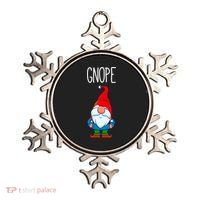 Gnope Tomte Garden Gnome Gift Funny Scandinavian Nope Meaningful Gift Ornament thumb 0