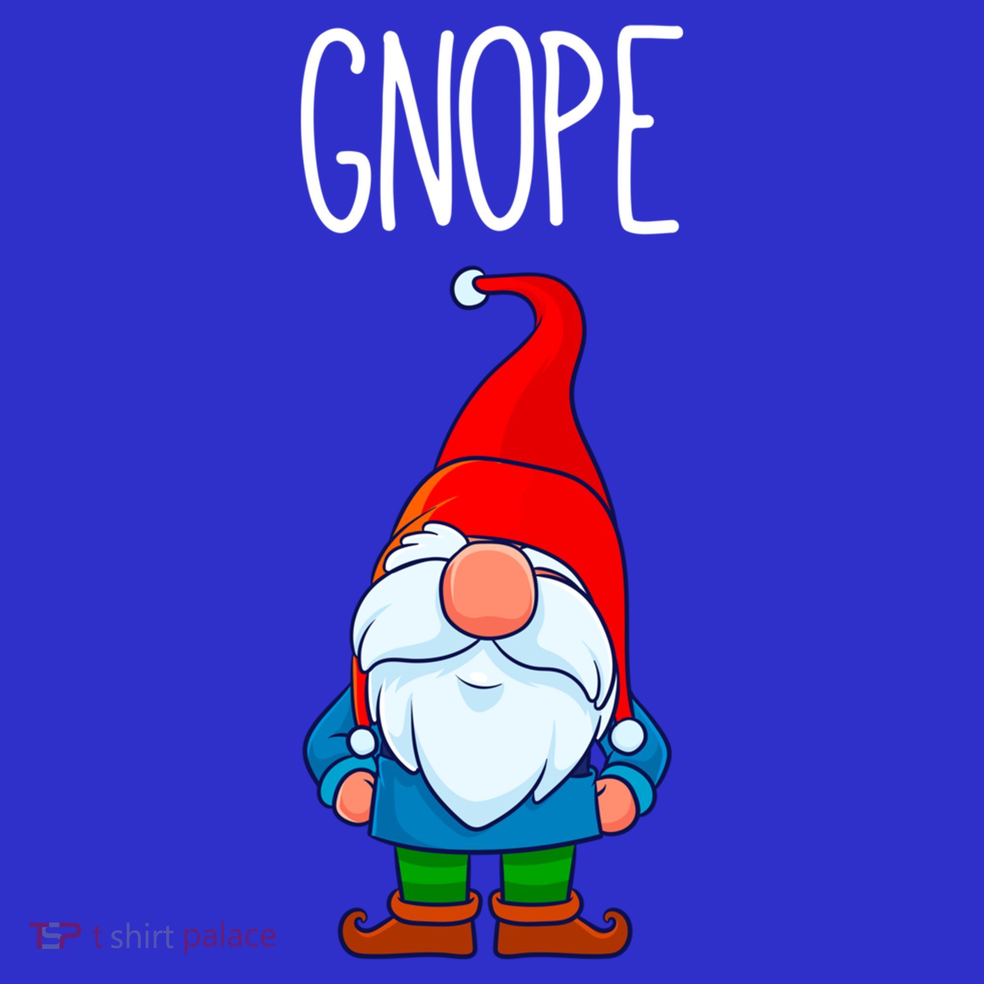 Gnope Tomte Garden Gnome Gift Funny Scandinavian Nope Meaningful Gift Sweatshirt