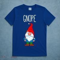 Gnope Tomte Garden Gnome Gift Funny Scandinavian Nope Meaningful Gift T-Shirt thumb 5