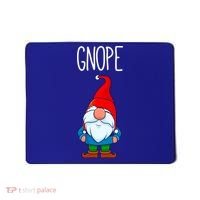 Gnope Tomte Garden Gnome Gift Funny Scandinavian Nope Meaningful Gift Mousepad thumb 0