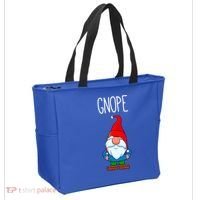 Gnope Tomte Garden Gnome Gift Funny Scandinavian Nope Meaningful Gift Tote Bag thumb 2