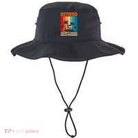 Goodbye Tension Hello Pension Beach Palm Trees Retirement Bucket Hat thumb 0