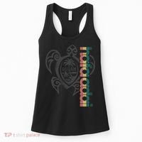 Guam Turtle Hafa Adai Guam Fishing Chamorro Guamanian Women's Tank Top thumb 0