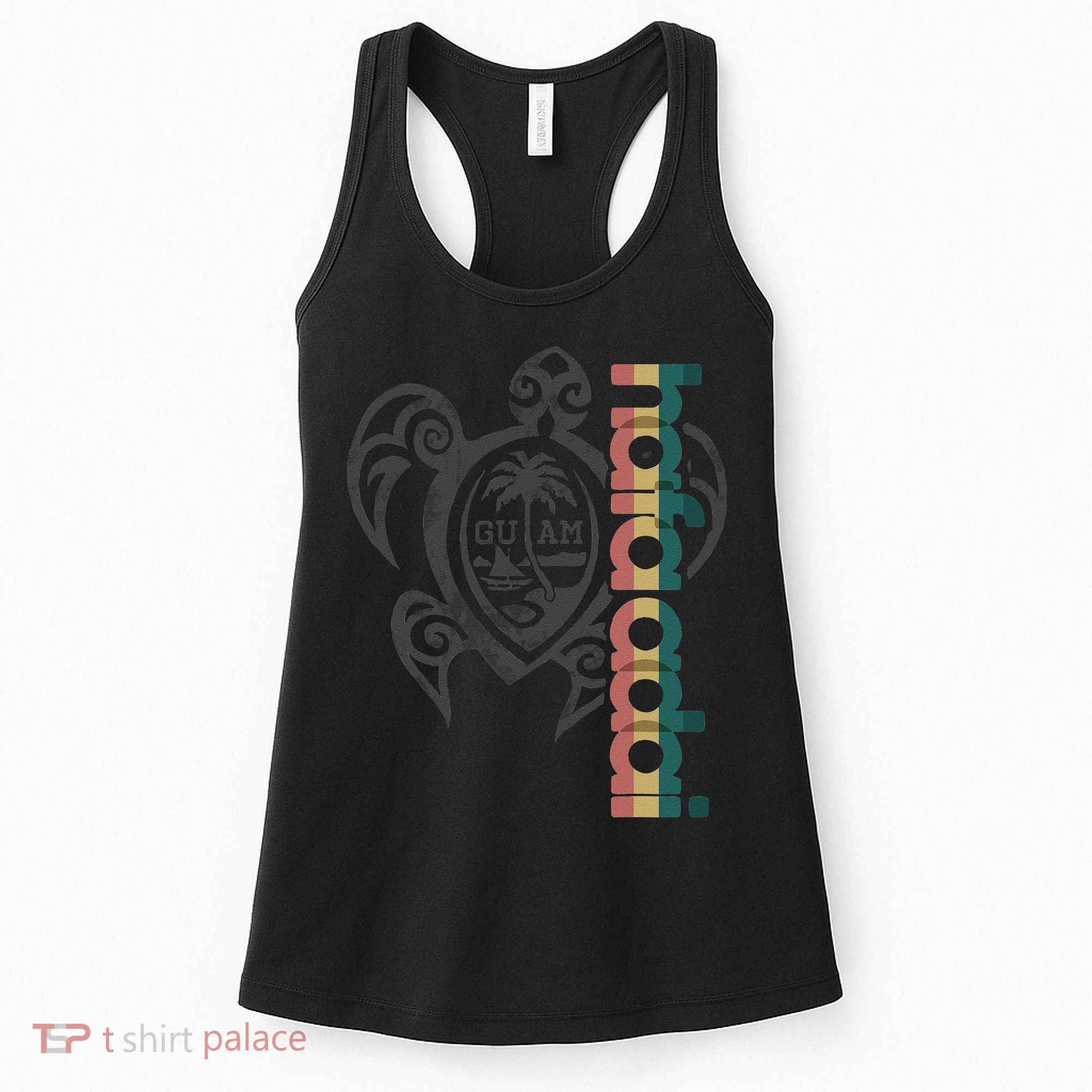 Guam Turtle Hafa Adai Guam Fishing Chamorro Guamanian Women's Tank Top