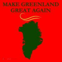 Greenland Trump Hair Make Greenland Great Again Santa Hat thumb 1