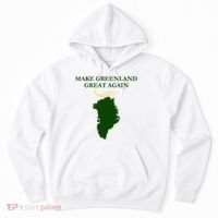 Greenland Trump Hair Make Greenland Great Again Hoodie thumb 0