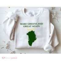 Greenland Trump Hair Make Greenland Great Again Sweatshirt thumb 2