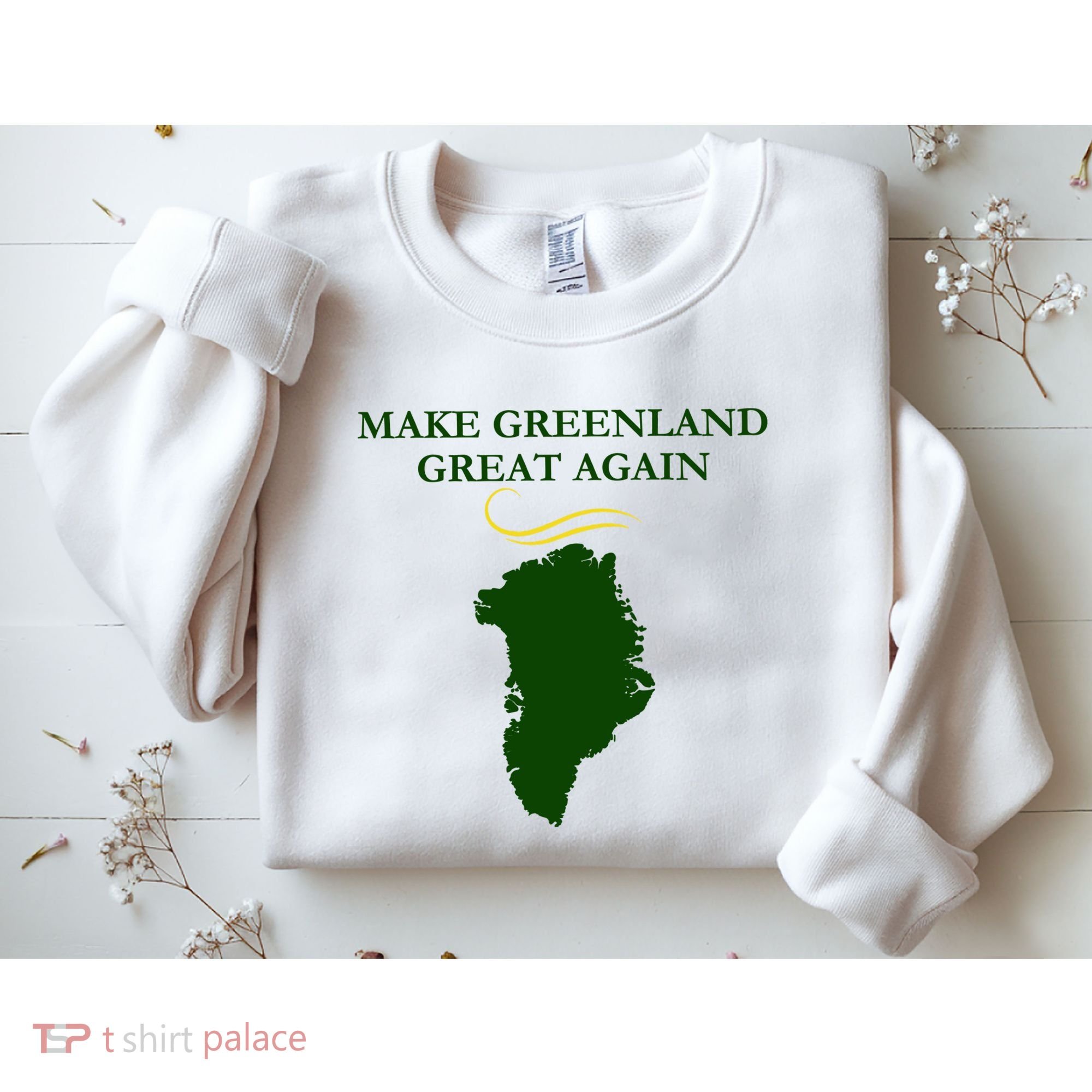 Greenland Trump Hair Make Greenland Great Again Sweatshirt