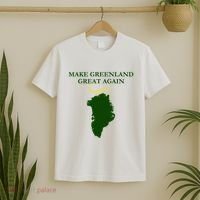 Greenland Trump Hair Make Greenland Great Again T-Shirt thumb 2