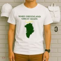 Greenland Trump Hair Make Greenland Great Again T-Shirt thumb 6
