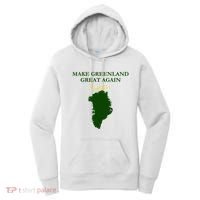 Greenland Trump Hair Make Greenland Great Again Women's Hoodie thumb 0