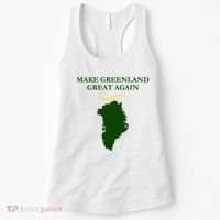 Greenland Trump Hair Make Greenland Great Again Women's Tank Top thumb 0