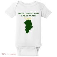 Greenland Trump Hair Make Greenland Great Again Baby Bodysuit thumb 0