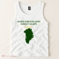 Greenland Trump Hair Make Greenland Great Again Tank Top thumb 2